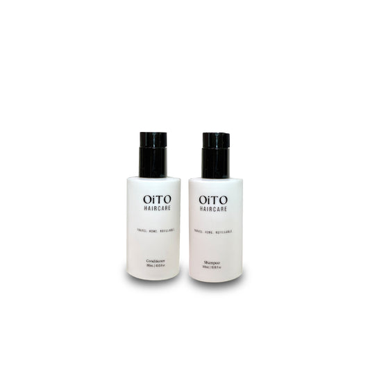 PLASTIC REFILL BOTTLES FOR SHAMPOO & CONDITIONER